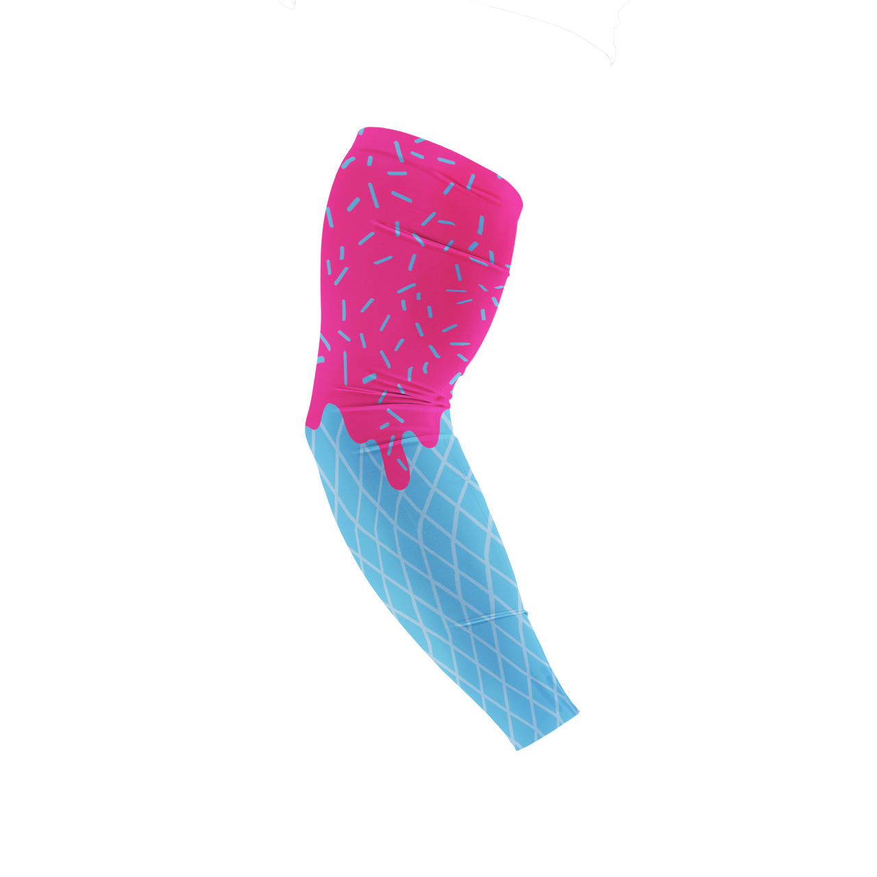 Hot Blue Scoop Arm Sleeve - View 3
