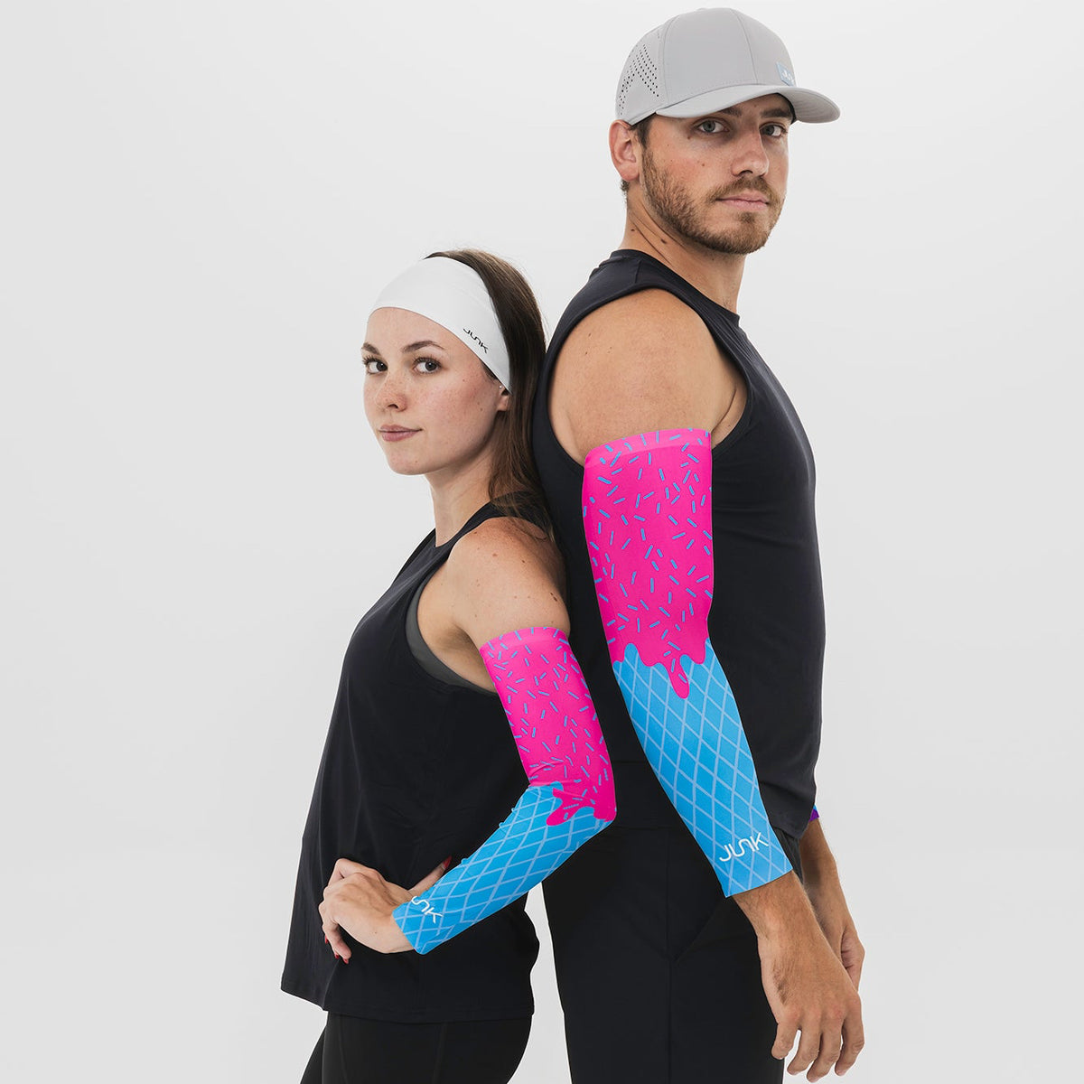 Hot Blue Scoop Arm Sleeve - View 1