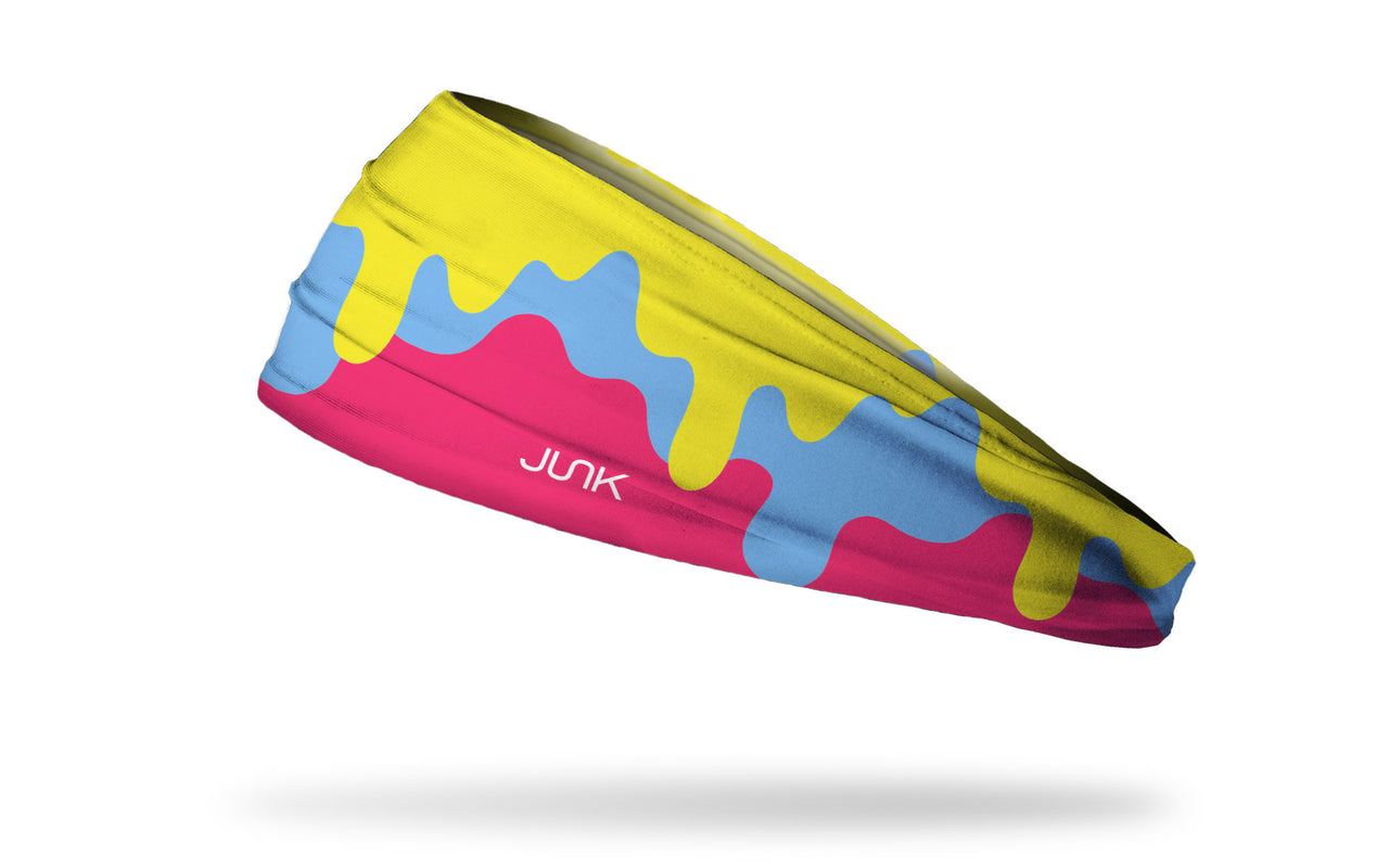 Hot Yellow Double Drip Big Bang Lite Headband - View 1