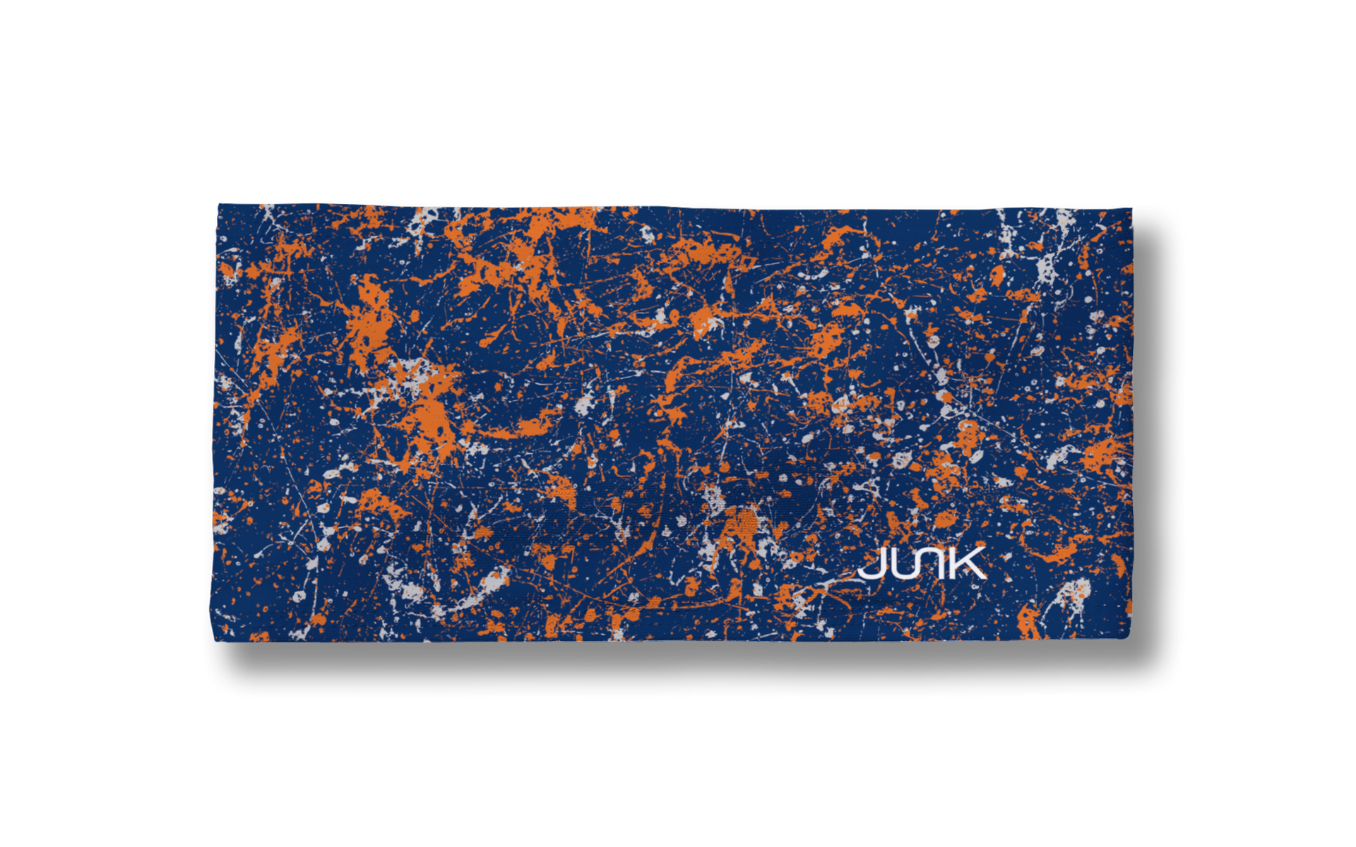 Navy Orange Silver Splatter Big Bang Lite Headband - View 3
