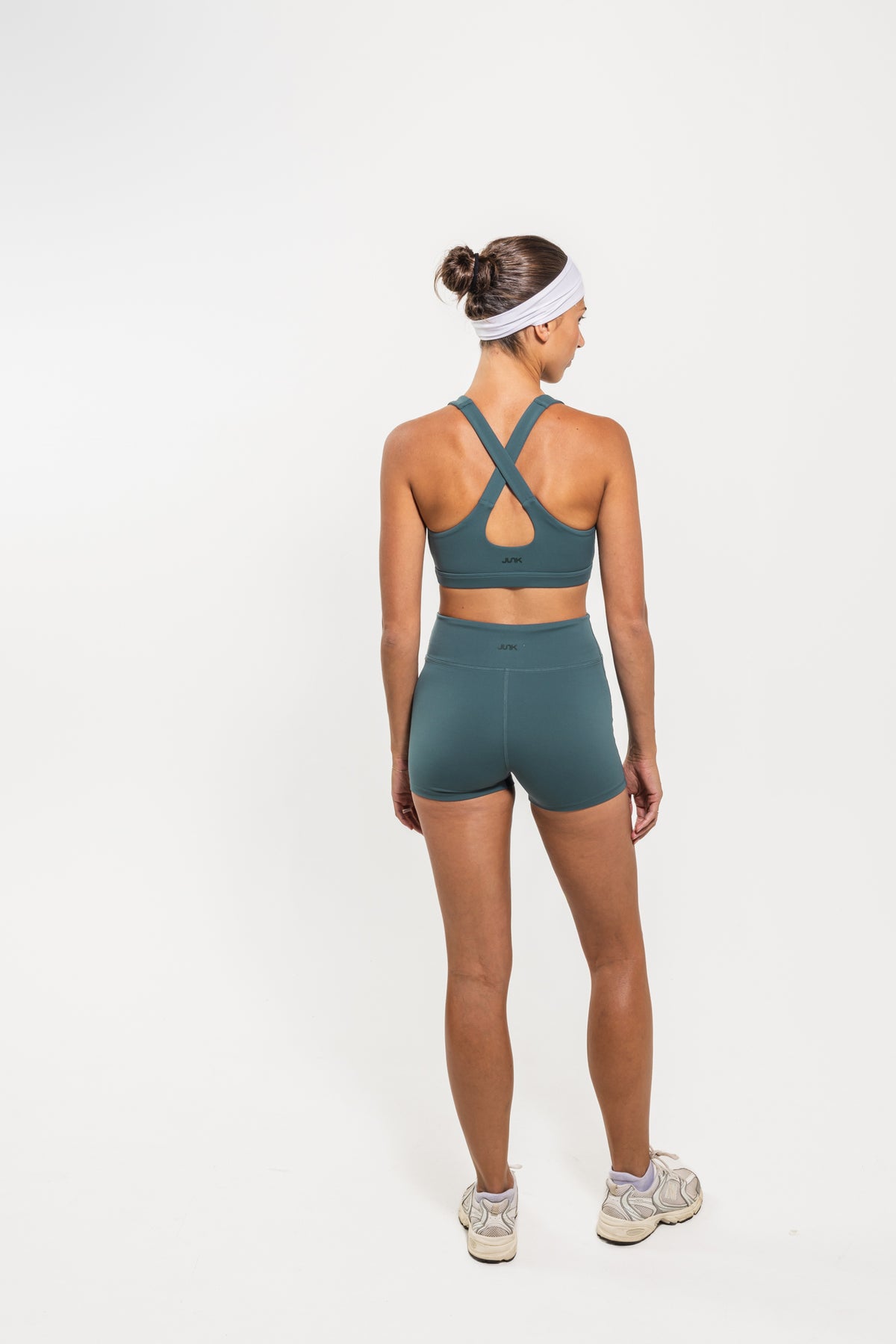 Women's Breakthrough High Rise Short 3": Eucalyptus - View 3