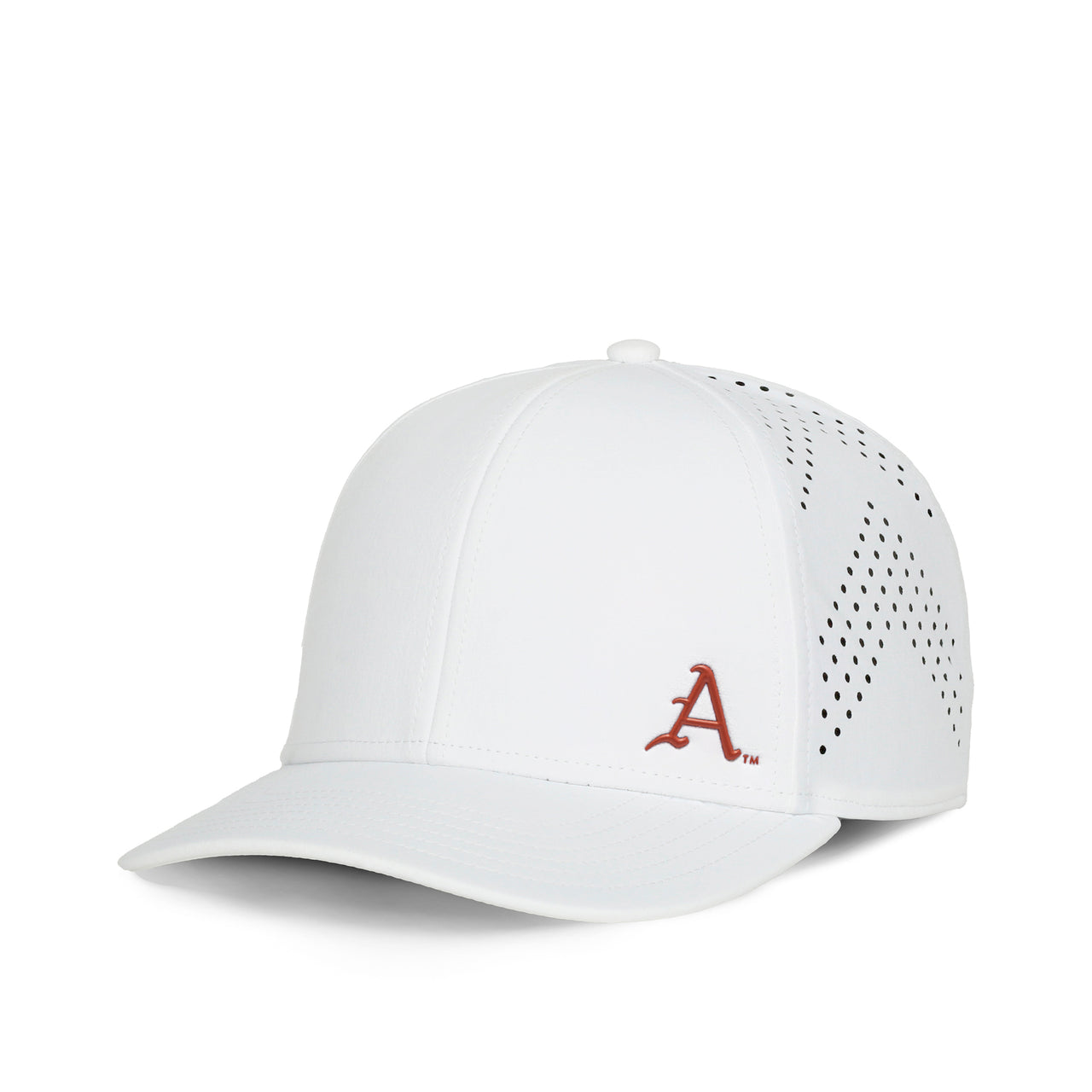 University of Arkansas: Baseball Surge Hat Arctic Snow - View 1