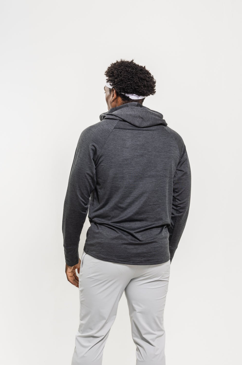 Men's Breakthrough Hoodie: Charcoal Heather - View 2