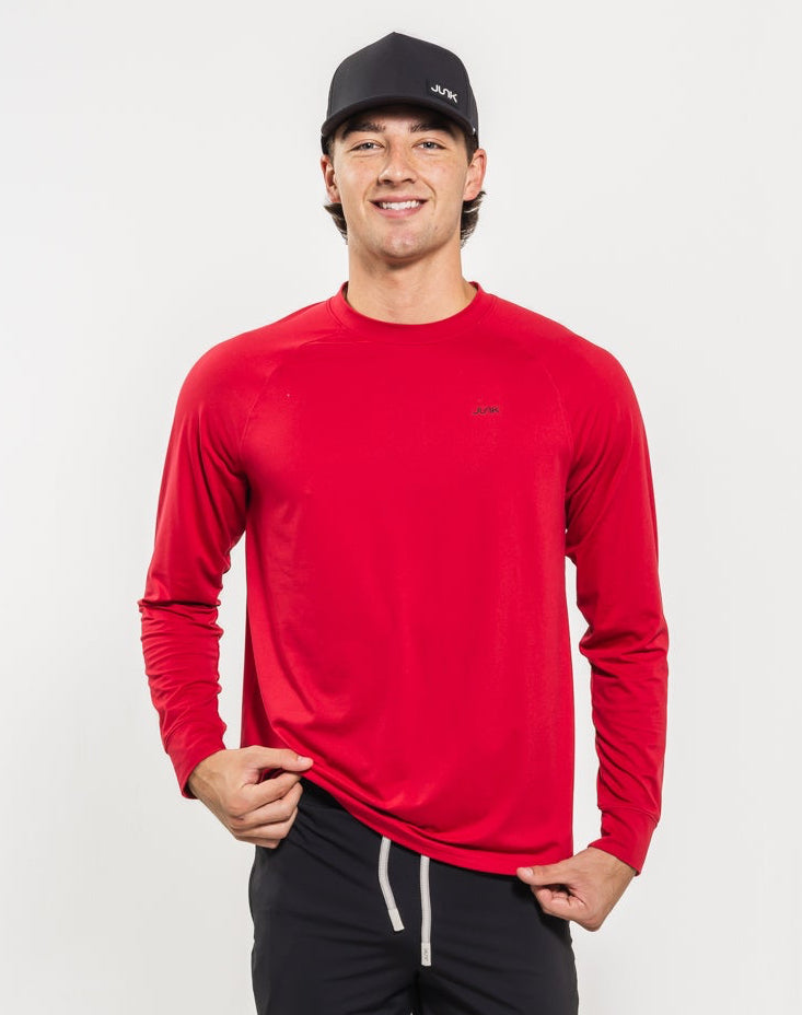 Breakthrough Long Sleeve: Ruby Red - View 4