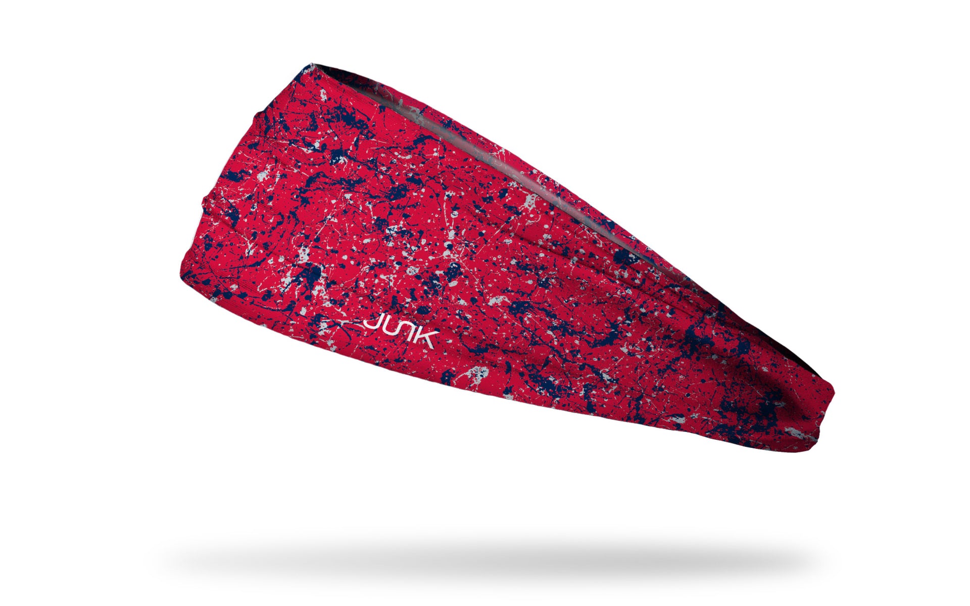 Red Midnight Silver Splatter Big Bang Lite Headband - View 1