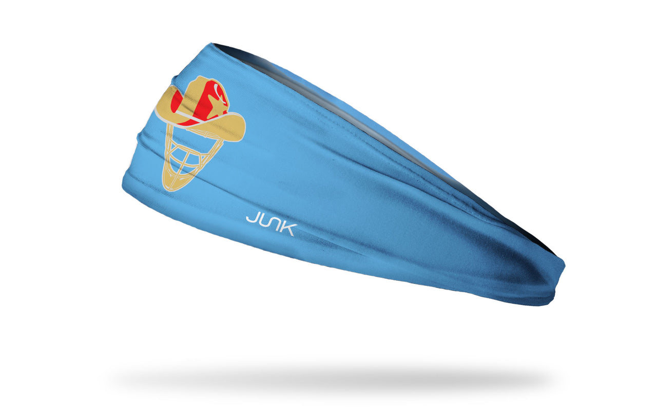 Lone Star Catching: Gold Logo Baby Blue Big Bang Lite Headband - View 1