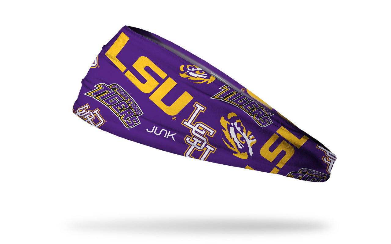 Louisiana State University: Overload Purple Headband - View 1