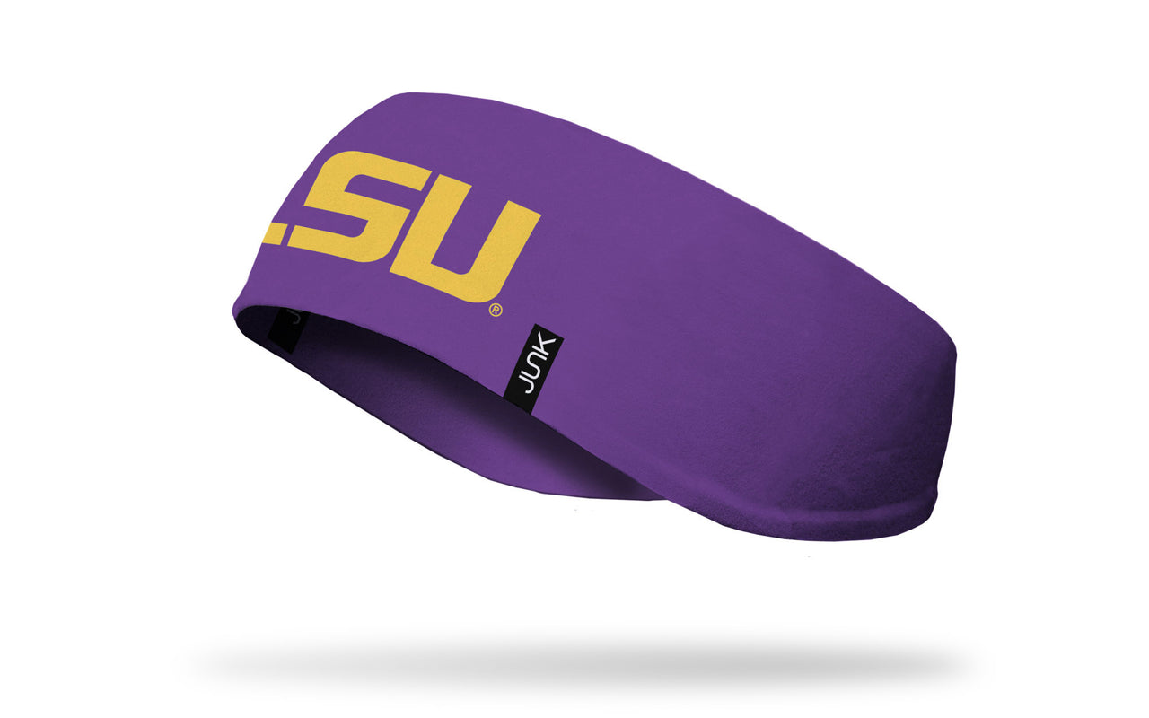 Louisiana State University: Logo Purple Ear Warmer - View 1