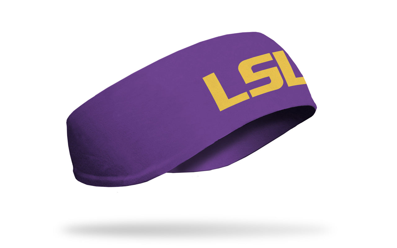 Louisiana State University: Logo Purple Ear Warmer - View 2