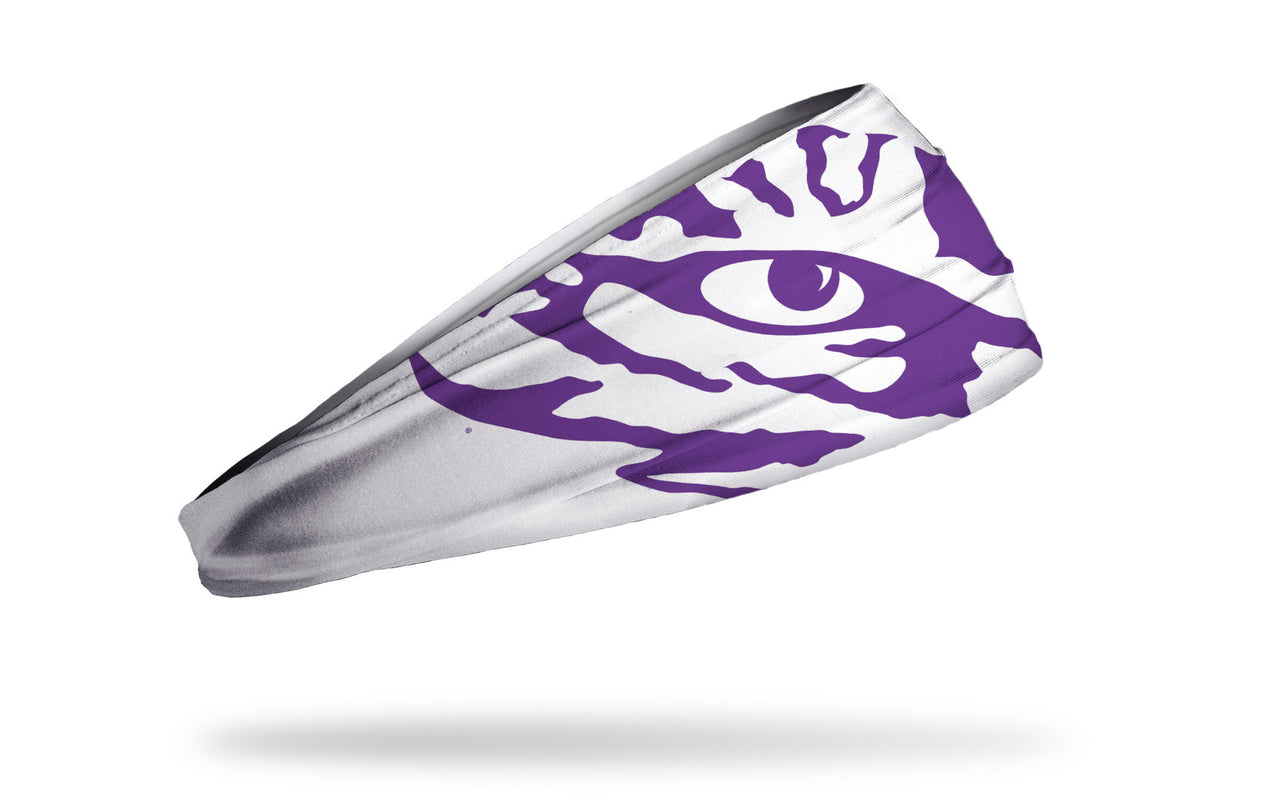 Louisiana State University: LSU Tiger Eye White Big Bang Lite Headband - View 2