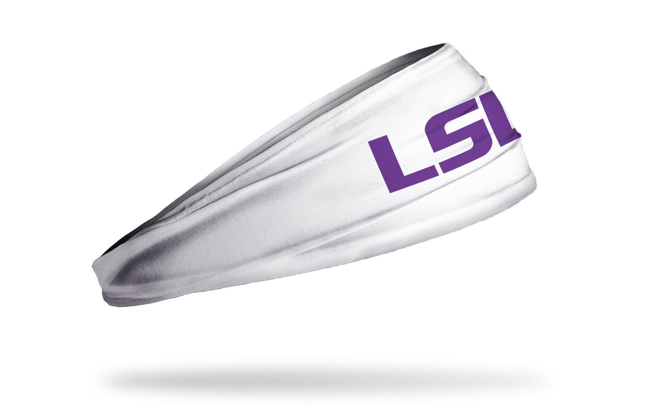 Louisiana State University: LSU Purple and White Big Bang Lite Headband - View 2