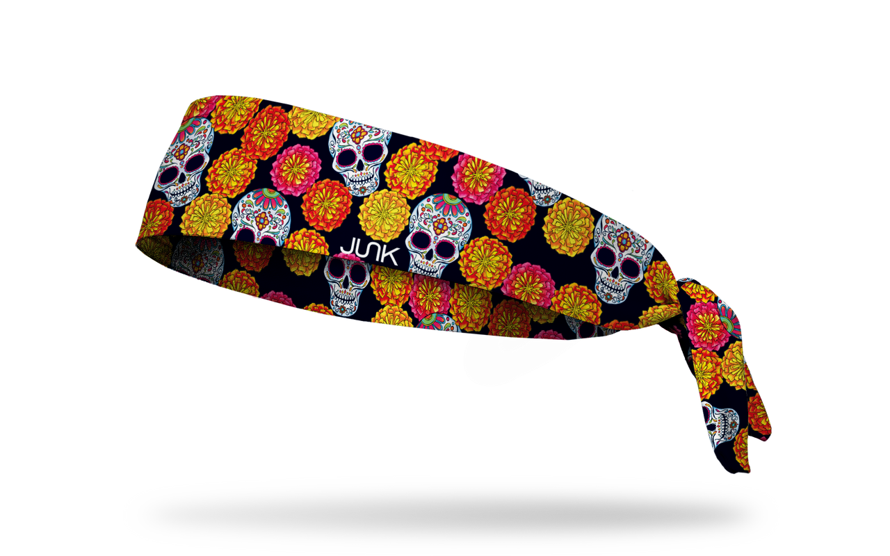 Mariachi Marigolds Tie Headband - View 1