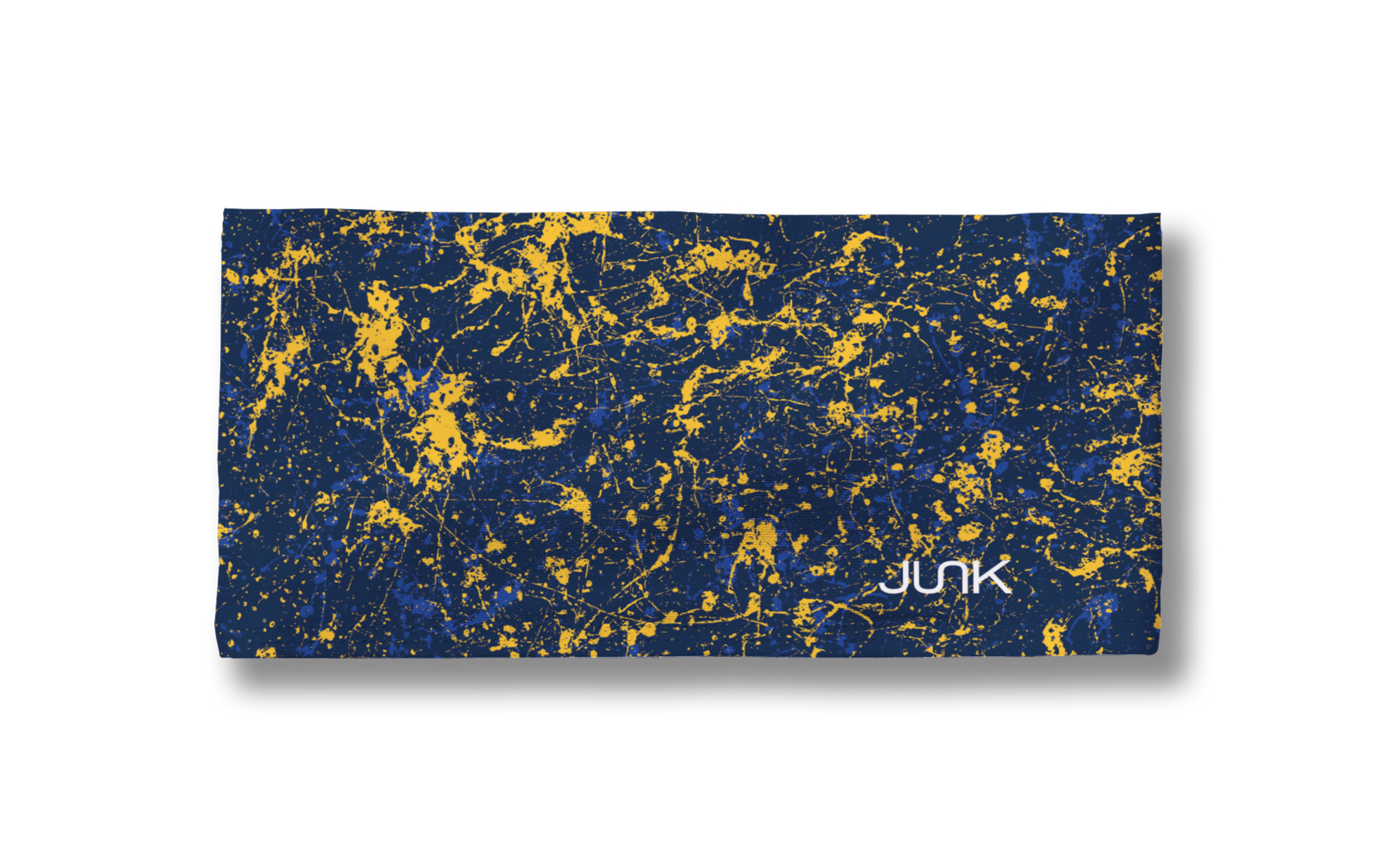Navy Yellow Blue Splatter Big Bang Lite Headband - View 3