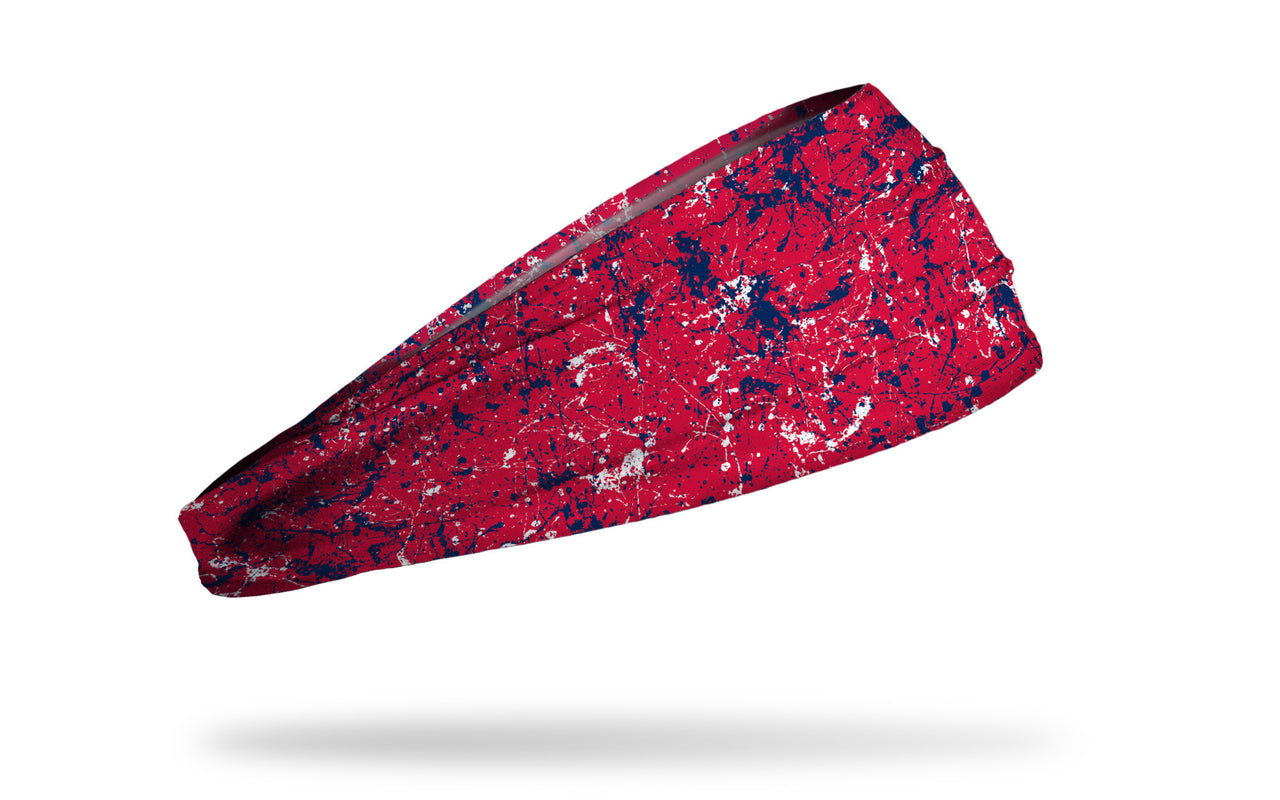 Red Red Blue Splatter Big Bang Lite Headband - View 2