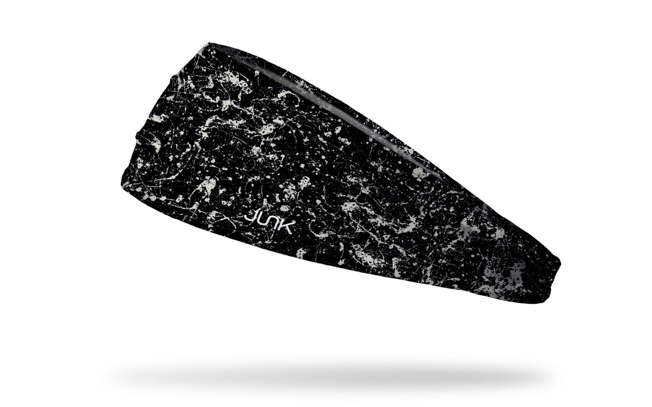 Black Silver White Splatter Big Bang Lite Headband - View 1