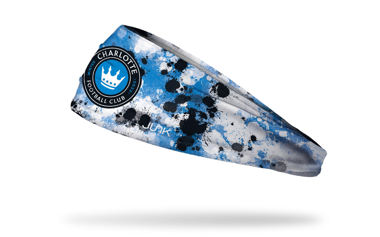 Charlotte FC: Splatter Headband - View 1