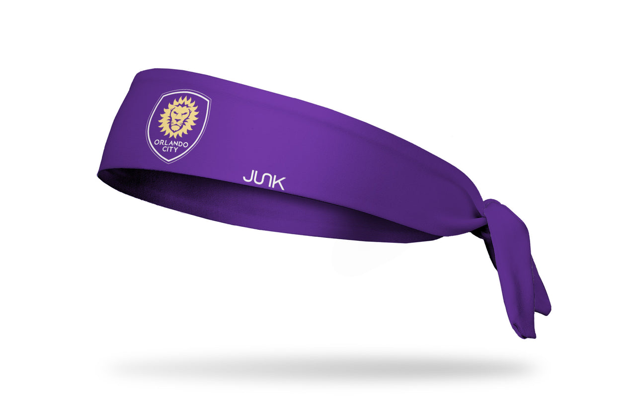 Orlando City: Logo Purple Tie Headband - View 1