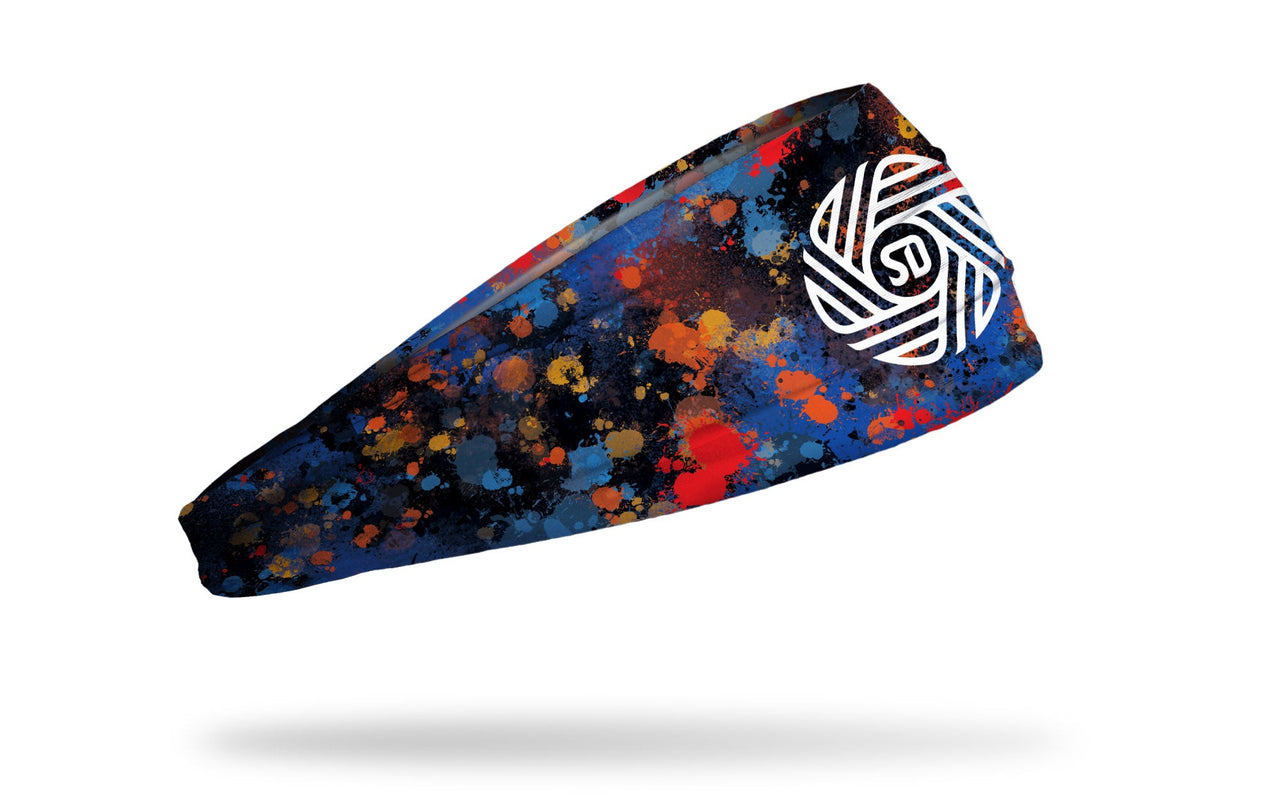 San Diego FC: Splatter Big Bang Lite Headband - View 2