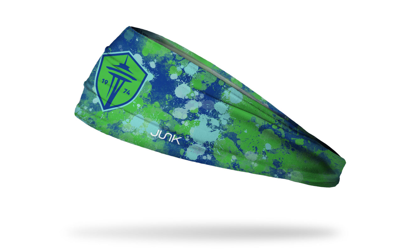 Seattle Sounders FC: Splatter Big Bang Lite Headband - View 1