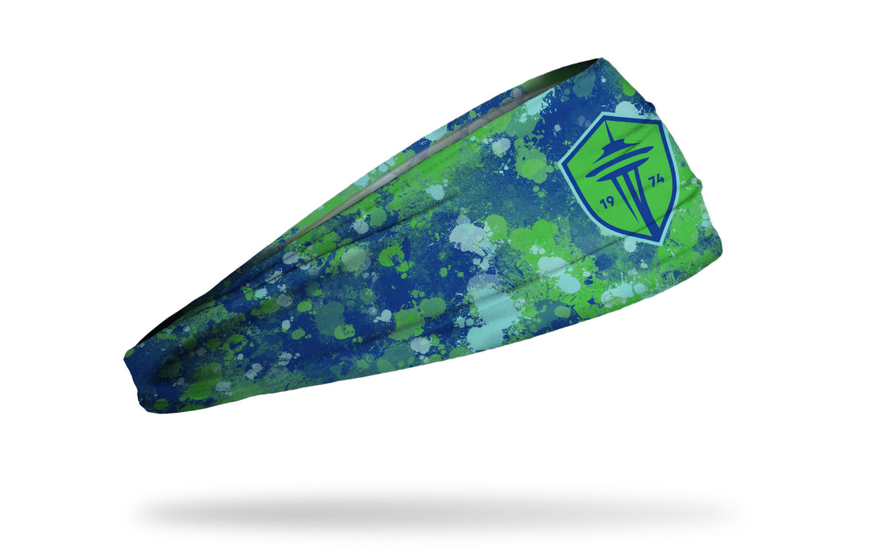 Seattle Sounders FC: Splatter Big Bang Lite Headband - View 2