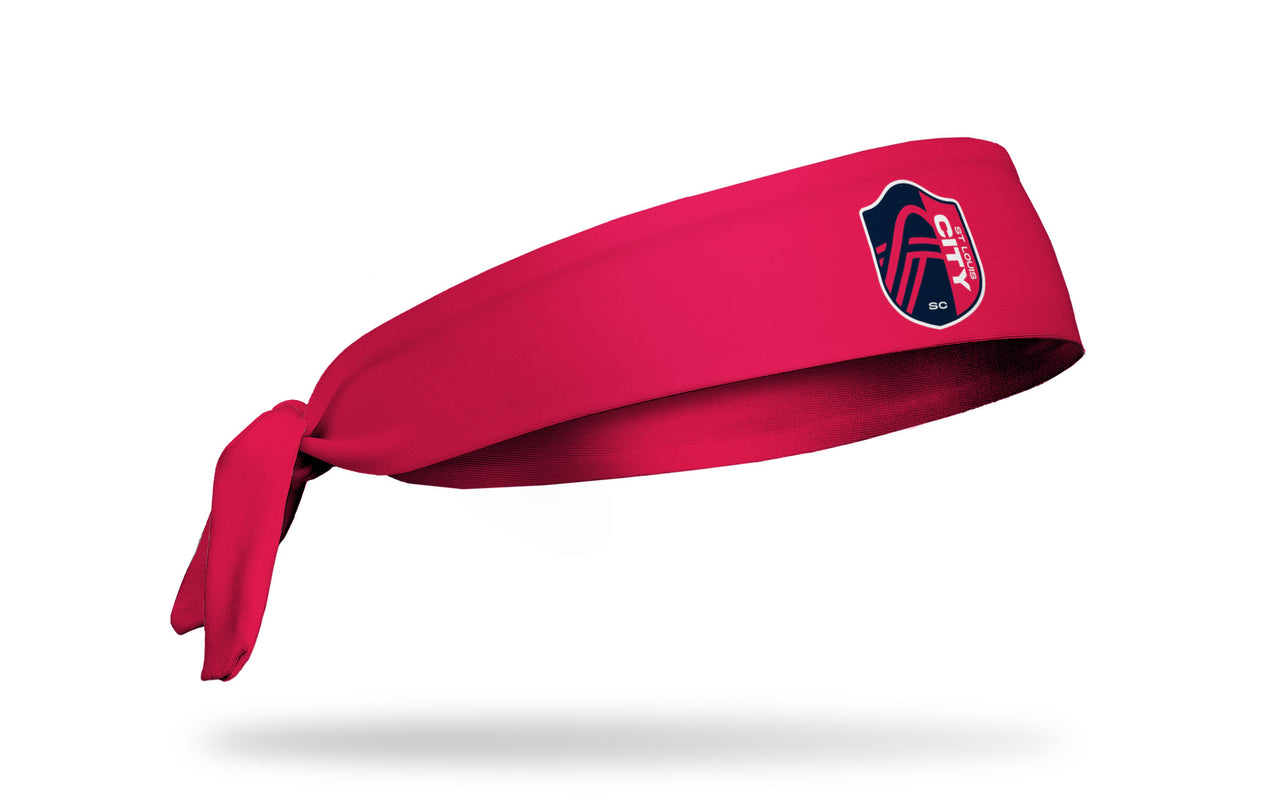 St. Louis CITY SC: Logo Red Flex Tie Headband - View 2