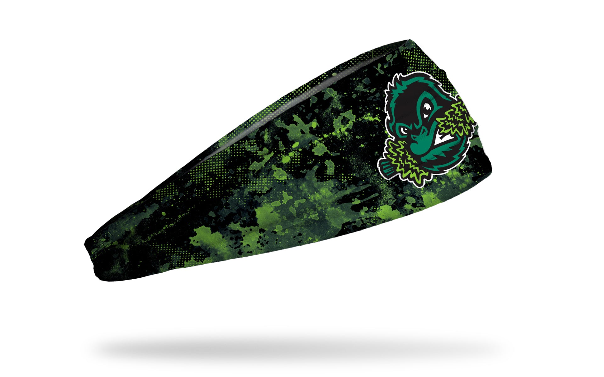Eugene Emeralds: Grunge Green Big Bang Lite Headband - View 2