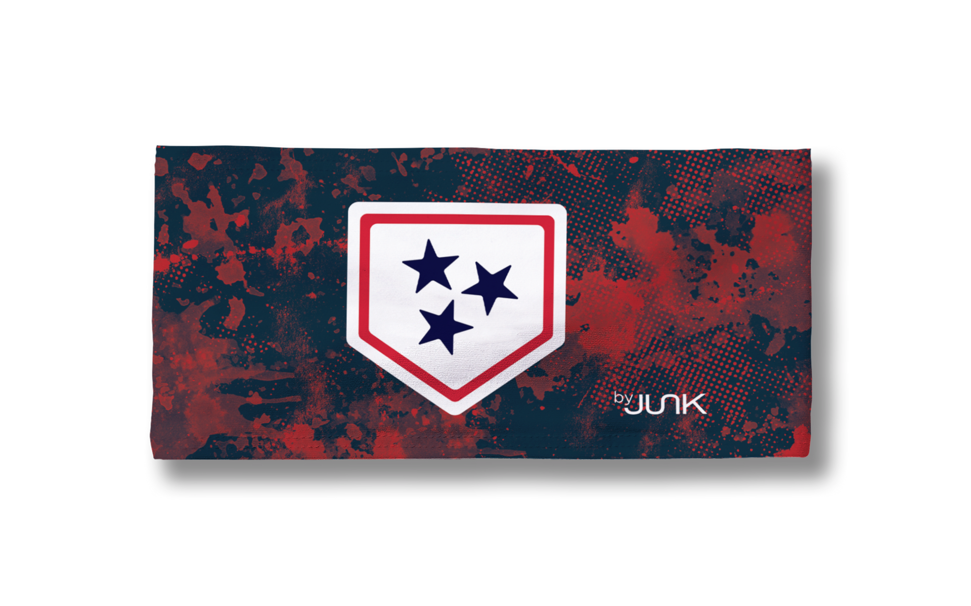 Nashville Sounds: Red Navy Grunge Big Bang Lite Headband - View 3