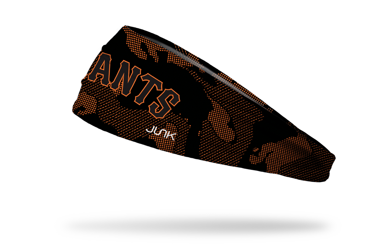 San Jose Giants: Nanoweave Black Big Bang Lite Headband - View 1