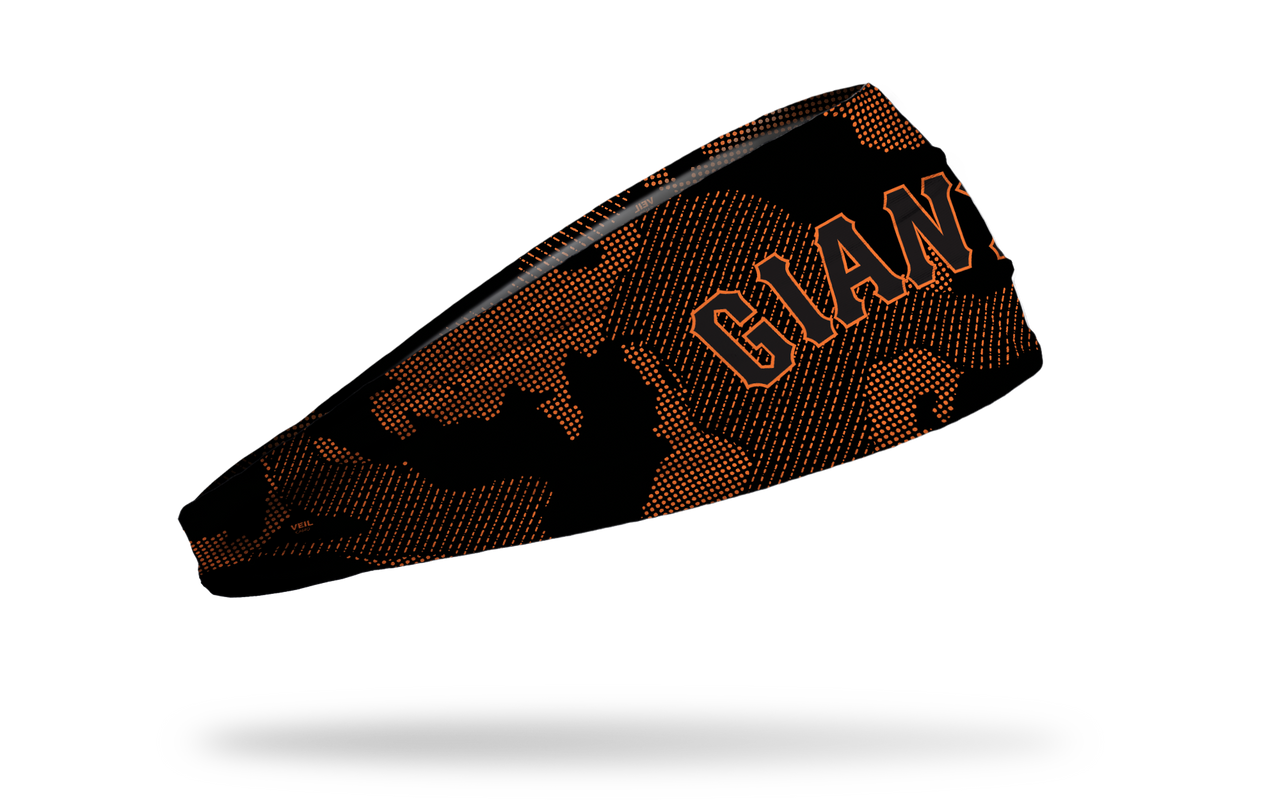 San Jose Giants: Nanoweave Black Big Bang Lite Headband - View 2