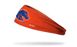 Boise State University: Logo Orange Big Bang Lite Headband - View 1