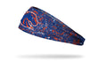 Boise State University: Splatter Big Bang Lite Headband - View 1