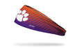 Clemson Tigers: Gradient Stripe Big Bang Lite Headband - View 1