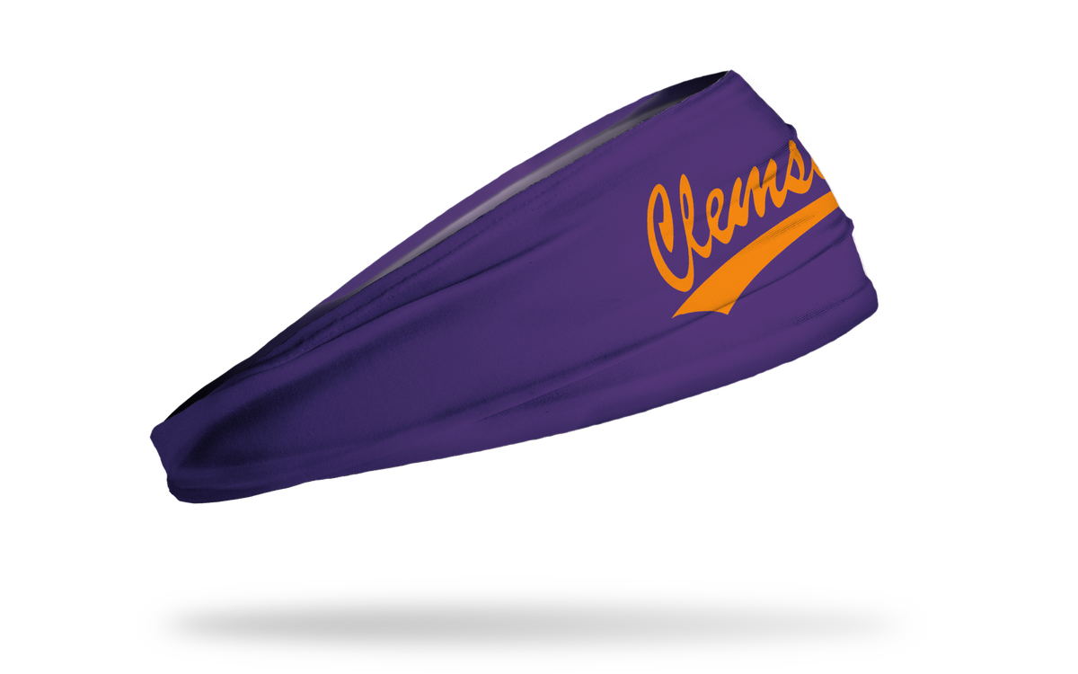 Clemson Baseball Script Clemson Tigers: Script Headband