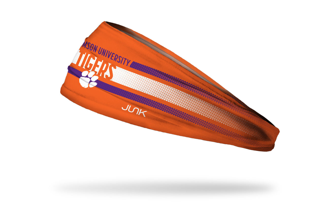 Clemson University: Faded Stripe Big Bang Lite Headband - View 1