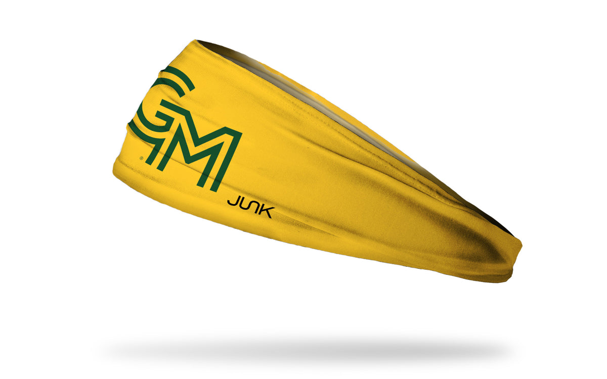 George Mason University: Gold Logo Big Bang Lite Headband - View 1