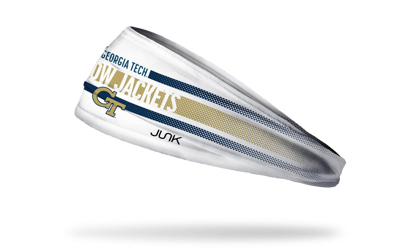 Georgia Tech University: Faded Stripe Big Bang Lite Headband - View 1