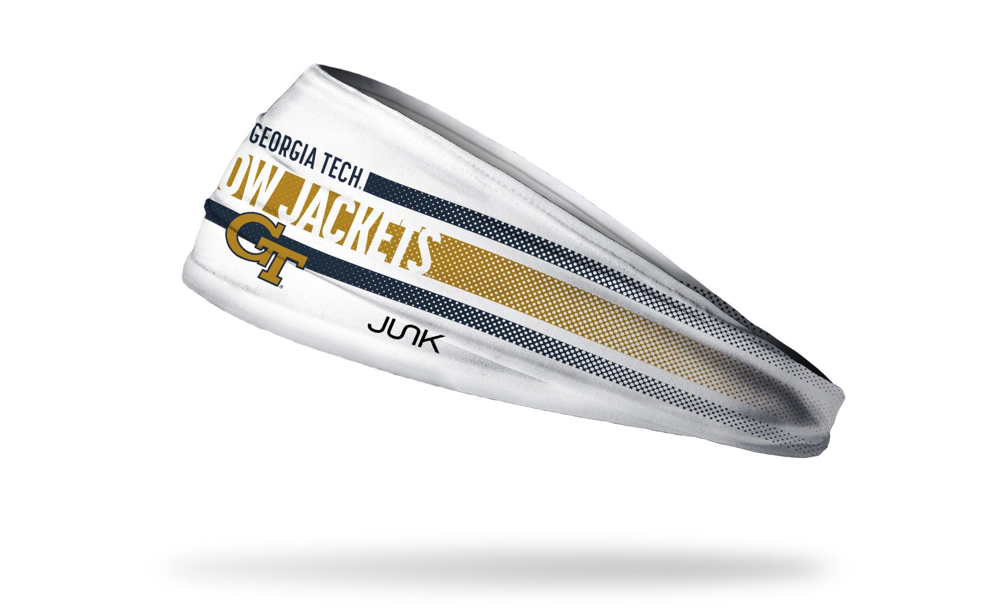 Georgia Tech University: Faded Stripe Big Bang Lite Headband - View 1