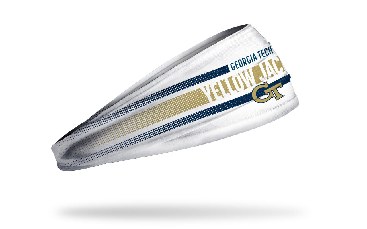 Georgia Tech University: Faded Stripe Big Bang Lite Headband - View 2