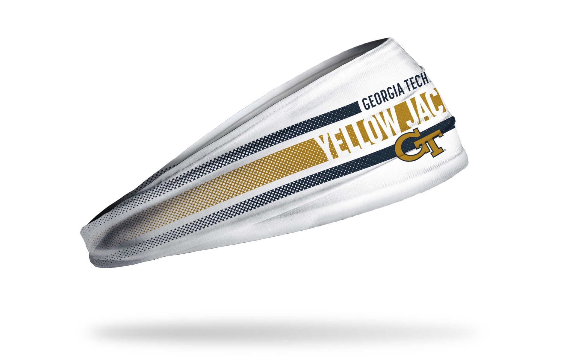 Georgia Tech University: Faded Stripe Big Bang Lite Headband - View 2