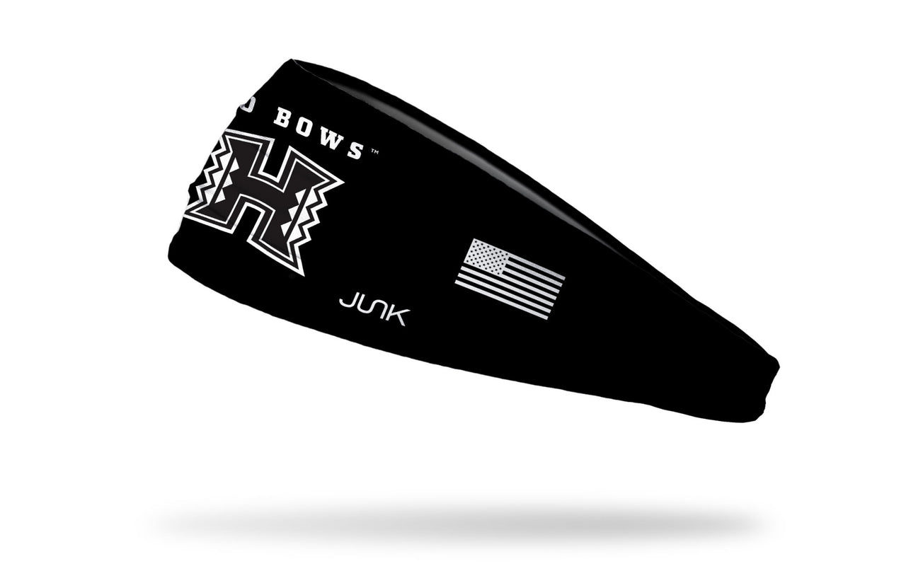 University of Hawai'i: Black Out Big Bang Lite Headband - View 1