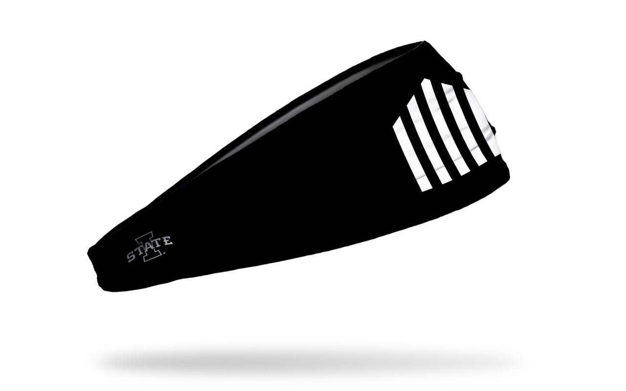 Iowa State University: 5 Bar Black Big Bang Lite Headband - View 2