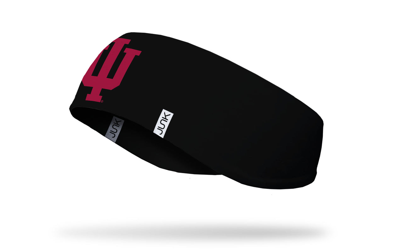 Indiana University: Logo Black Ear Warmer - View 1