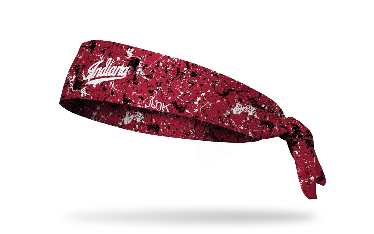 Indiana University: Script Splatter Tie Headband - View 1