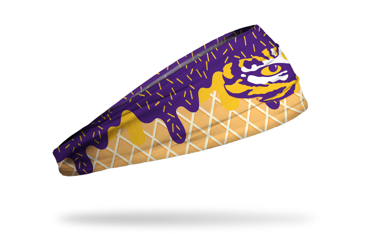 Louisiana State University: Drip Big Bang Lite Headband - View 2