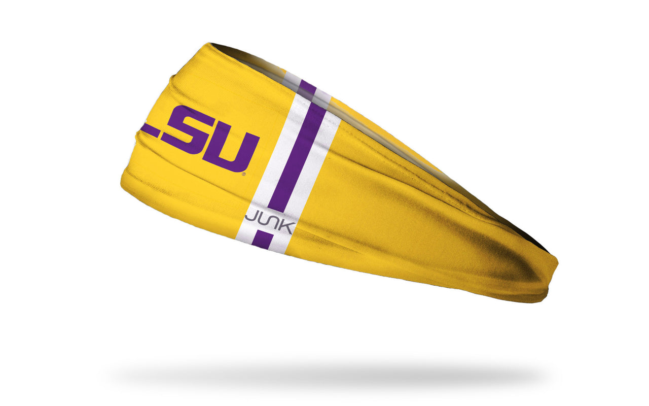Louisiana State University: LSU Helmet Gold Headband - View 1