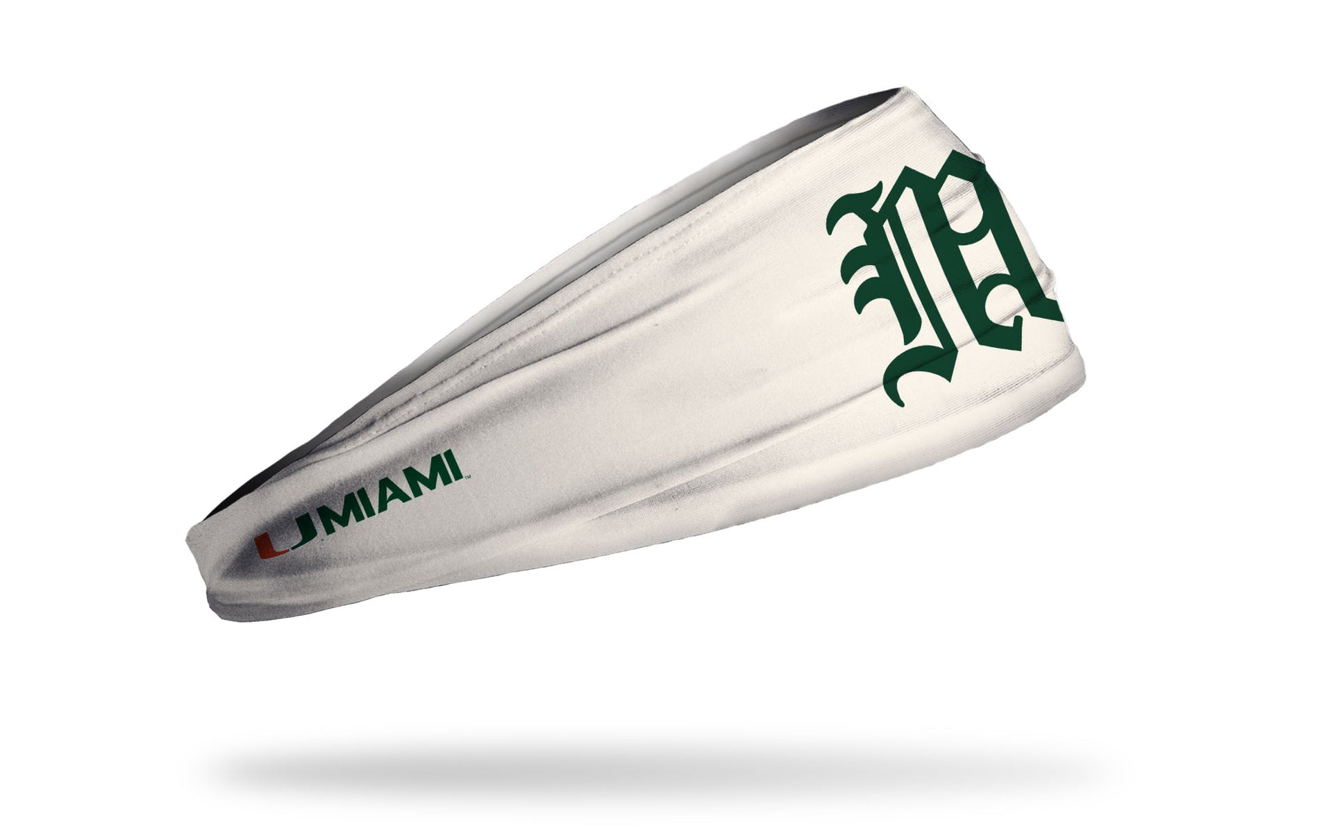 University of Miami: Cream Big Bang Lite Headband - View 2