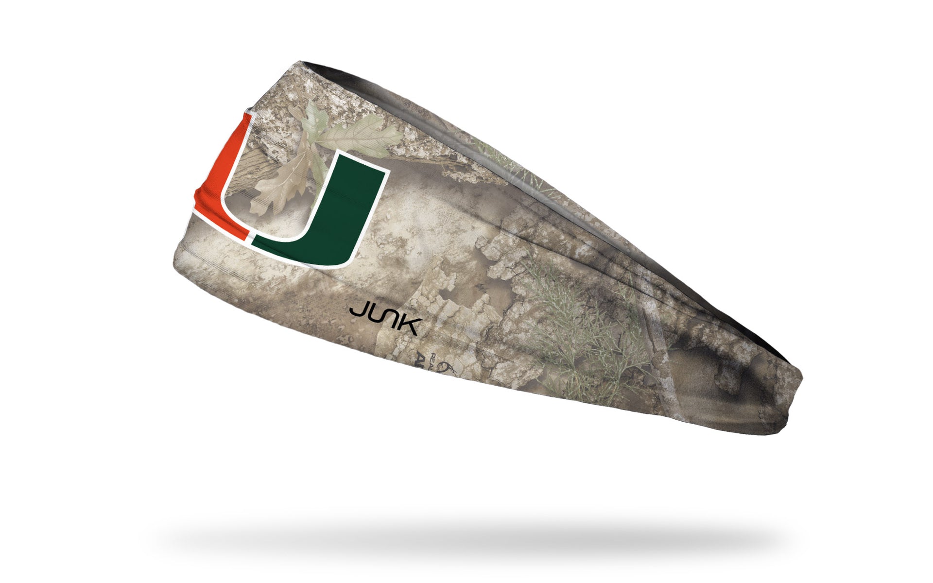 University of Miami: Realtree Faded APX Big Bang Lite Headband - View 1