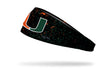University of Miami: Rager Big Bang Lite Headband - View 1