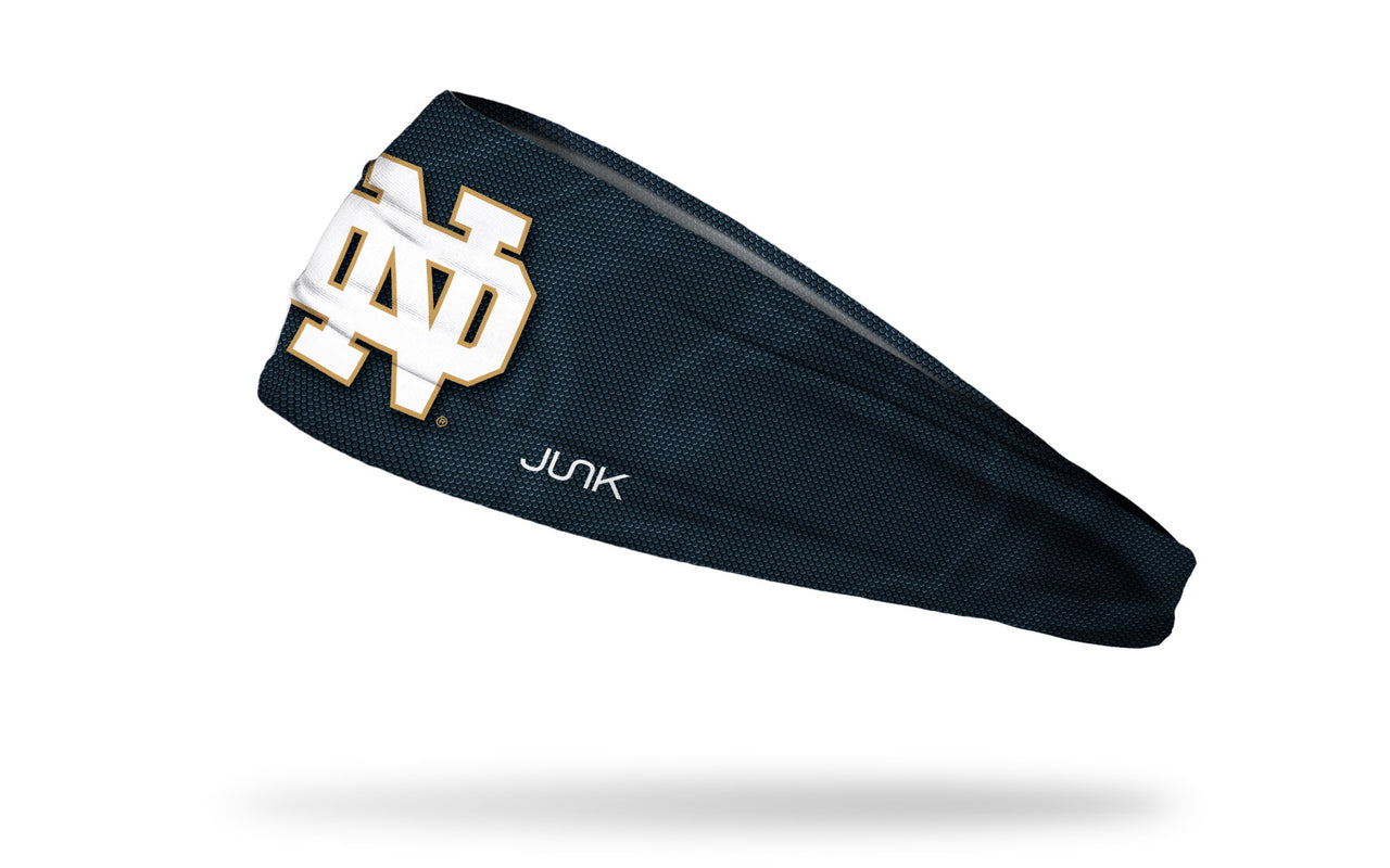 University of Notre Dame: Jersey Logo Green Headband - View 1
