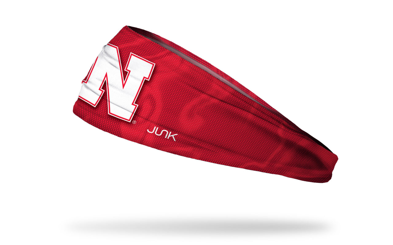 University of Nebraska: Jersey Logo Red Headband - View 1